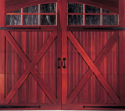 Non-Insulated Wood Garage Door